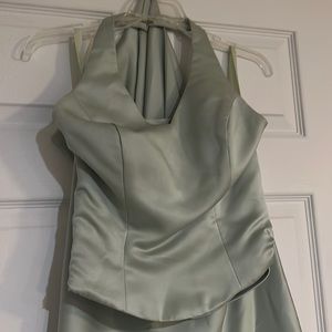 Green. Formal. Bridesmaids. Dress.